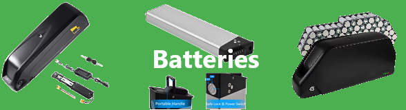 batteries Batteries for Urban AMP electric bikes