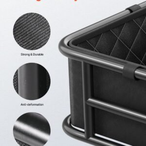 rear bike basket medium bicycle basket cargo net rainproof cover liner