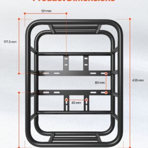 rear bike basket medium bicycle basket cargo net rainproof cover liner