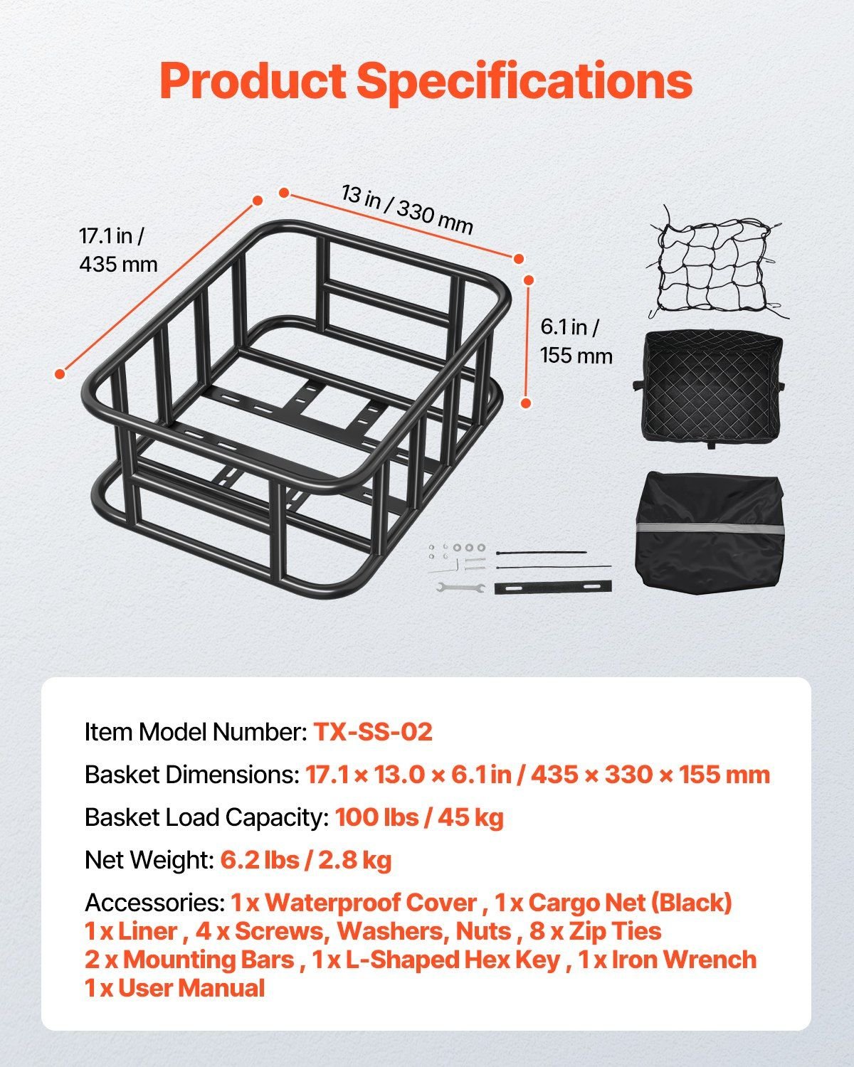 rear bike basket medium bicycle basket cargo net rainproof cover liner rear bike basket medium bicycle basket cargo net rainproof cover liner