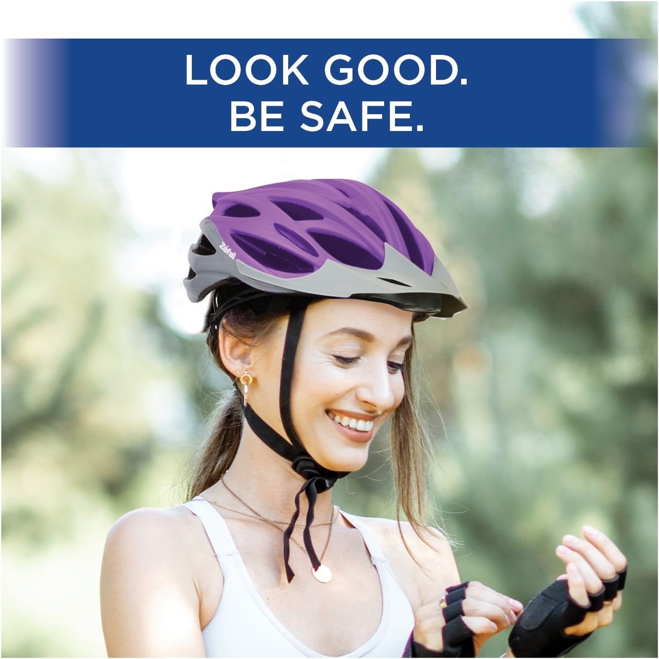 youth full coverage bike helmet, lilac – age 8+, 24 vents, adjustable fit, with visor youth full coverage bike helmet, lilac – age 8+, 24 vents, adjustable fit, with visor