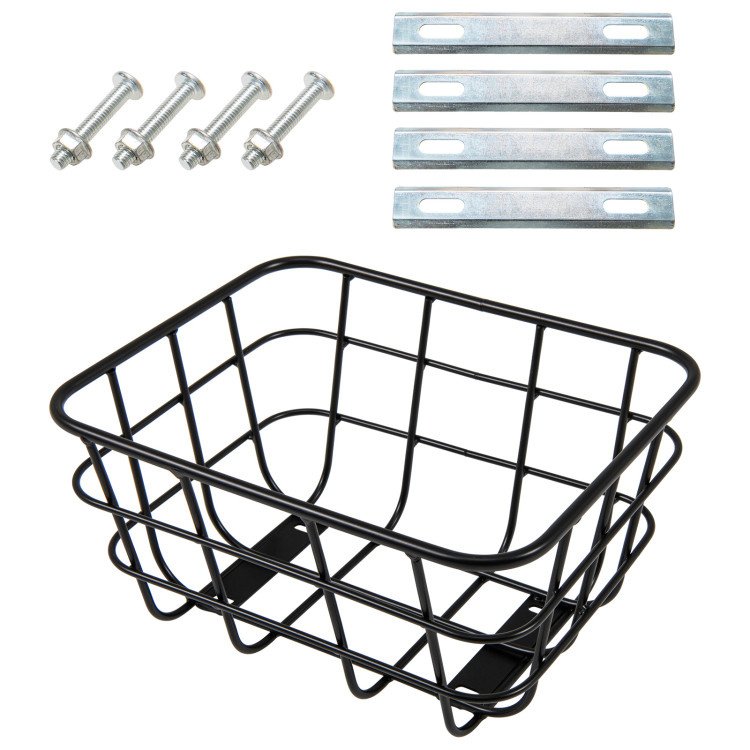 electric bicycle rear basket heavy duty metal rear bicycle basket (bicycle basket) electric bicycle rear basket heavy duty metal rear bicycle basket (bicycle basket)