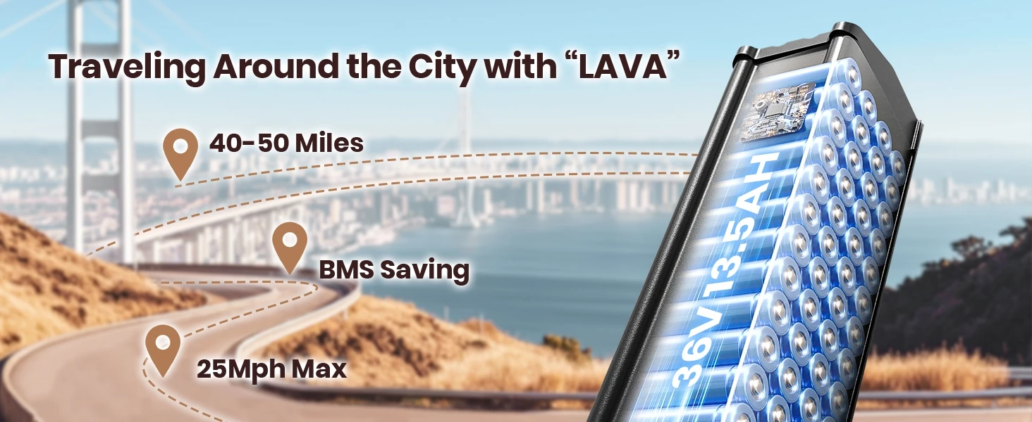 QRONGE Lava 750W Electric Tricycle for Adults with LCD Display-Gray QRONGE Lava 36V lithium battery and motor system