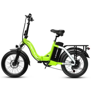Home 1000w folding electric bike,48v 20.8ah removable battery ebike,30+mph,80 miles max range electric bike for adults, 20" fat tire