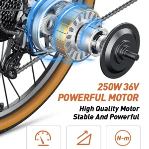 dyu c6pro electric bicycle peak 500w motor 36v15.6ah lithium battery electric bike 26 inch city e bike