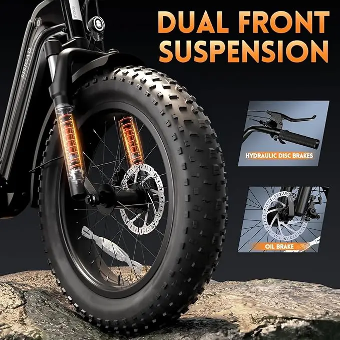 sisigad electric bike: 1500w motor, 28mph speed, 80 mile range, 20" fat tires, 7 speed cargo e bike. sisigad electric bike: 1500w motor, 28mph speed, 80 mile range, 20" fat tires, 7 speed cargo e bike.