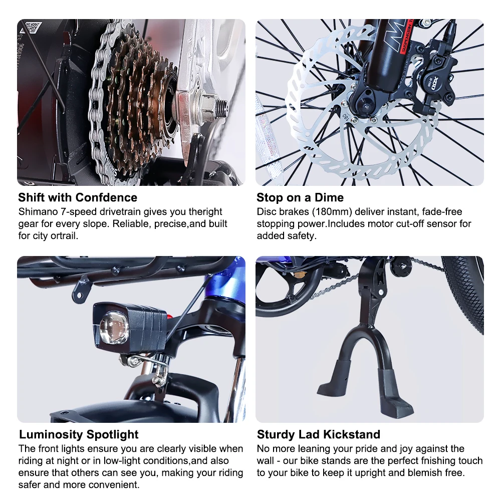 ALWAYBIKE AEB69 750W Dual-Seat Electric Bike Kf S4b7a08b02c124708b470c7f39d43bdf7x