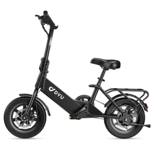Home dyu c3 14 inch electric bicycle peak 500w motor 36v7.8ah lithium battery electric bike , city e bike