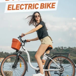 dyu c6pro electric bicycle peak 500w motor 36v15.6ah lithium battery electric bike 26 inch city e bike