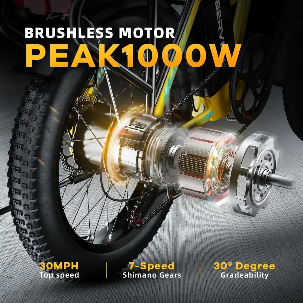 1000w folding electric bike,48v 20.8ah removable battery ebike,30+mph,80 miles max range electric bike for adults, 20" fat tire 1000w folding electric bike,48v 20.8ah removable battery ebike,30+mph,80 miles max range electric bike for adults, 20" fat tire