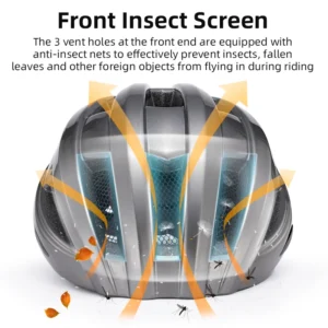 rockbros bicycle light helmet mtb road usb warning rear light cycling helmet eps pc intergrally molded safety bike helmet