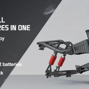 ebike h9 awd city electric bicycle 2000w folding 60ah ebike 20*4.0" fat tire mountain multiple shock absorption all terrain bike