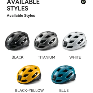 rockbros bike helmet light helmet with remote control rechargeable tail light bicycle cycling helmet intelligent safety helmet