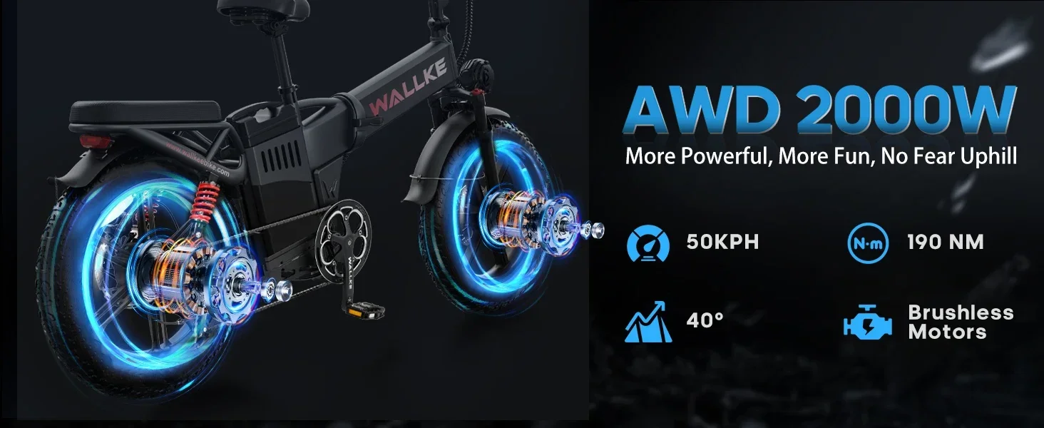 ebike h9 awd city electric bicycle 2000w folding 60ah ebike 20*4.0" fat tire mountain multiple shock absorption all terrain bike ebike h9 awd city electric bicycle 2000w folding 60ah ebike 20*4.0" fat tire mountain multiple shock absorption all terrain bike