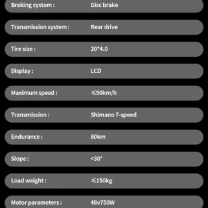 ebike s1 bike 750w 48v 16ah men's/ladies 7 speed 20 inch off road city electric bike available for beaches mountains