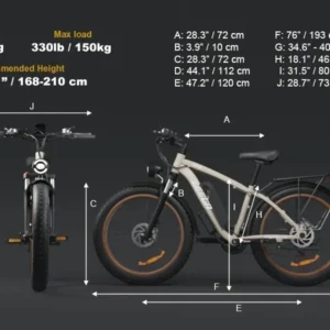 ebike electric bike zeegr f1 2000w 48v 22.4ah full suspension power bicycle bike 26inch fat tire hidden dual battery snow beach