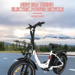 blj ebike 20x4.0 tire 750w 48v 13ah 20 inches men's and women's electric bicycle, suitable for urban beaches.