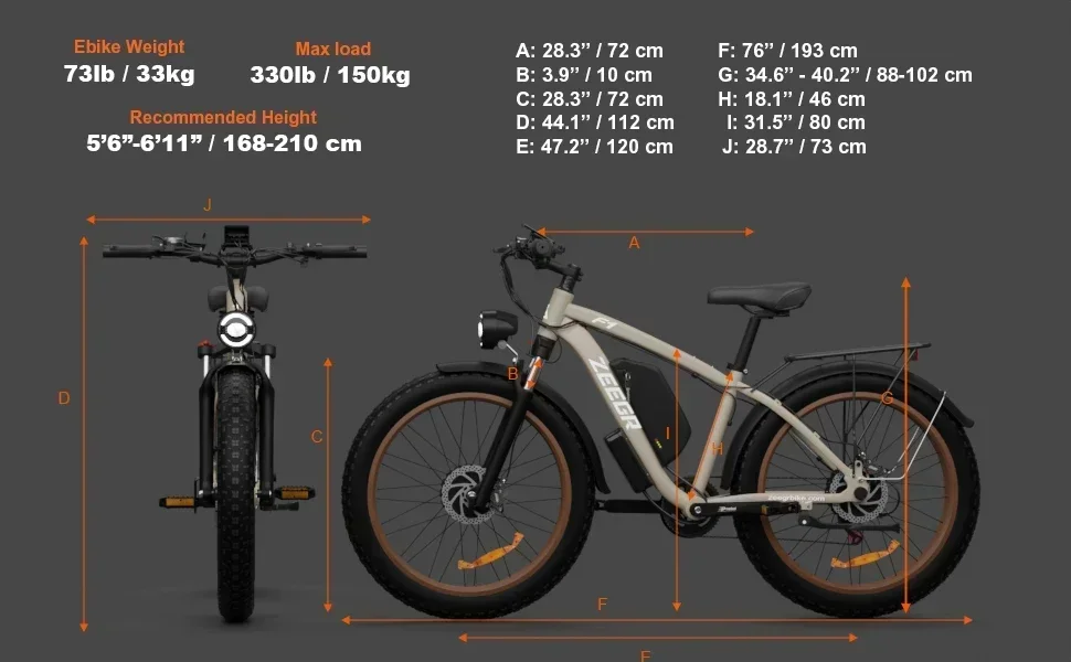 Ebike Electric bike Zeegr F1 2000W 48V 22.4AH Full suspension power Bicycle bike 26inch fat tire hidden Dual battery Snow Beach Kf S290e7551850f4eab8123f0cfb05c01ddE