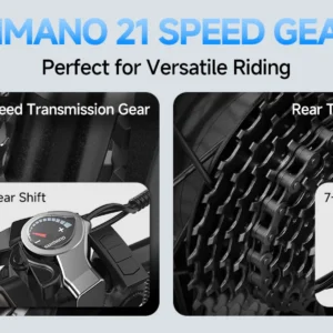 eletric bike for adults 21 speed mountain lightweight ebike with peak 1500w 28mph motor,48v20ah,26'' tire e mtb,up to 65 miles