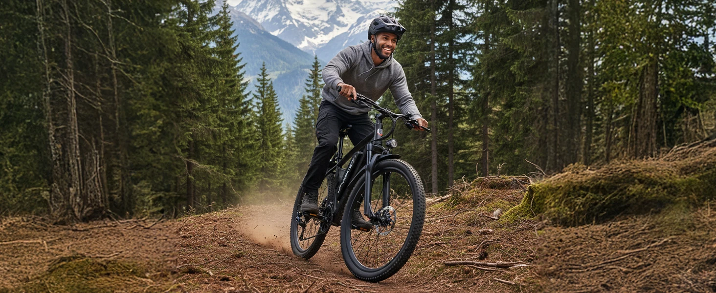 Aairsk Q7 26″ Electric Bike 400W (750W Peak) Commuter E-Bike 48 Miles Range Kf S3f6ed651d5dd4dd38836fbb77baabc02v