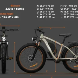 electric bike f1 2000w dual motor 48v 22ah battery adult electric bicycle 26inch tire hydraulic brake snow beach mountain e bike