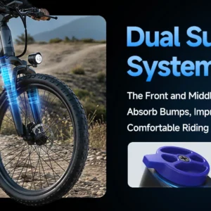 eletric bike for adults 21 speed mountain lightweight ebike with peak 1500w 28mph motor,48v20ah,26'' tire e mtb,up to 65 miles