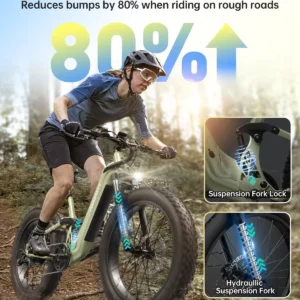 puckipuppy boxer st electric bike 960w 48v 20ah electric bicycles 26" x 4" fat tire full suspension ebike with 2 year warranty