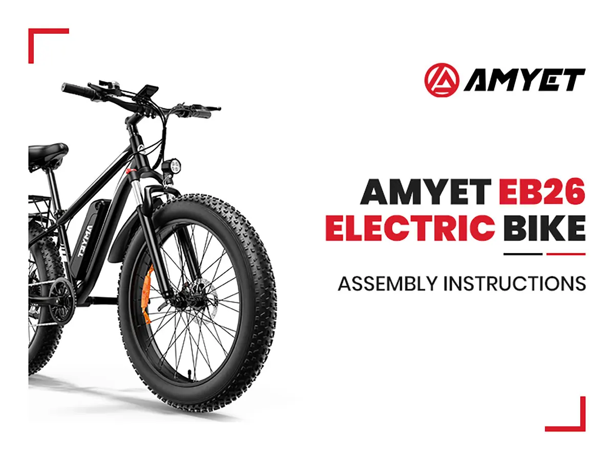 AMYET EB26 Electric Bike for Adults 1000W Electric Bicycle 48V 15AH E Bike 26" Fat Tire Mountain 31mph Dual Shock Absorber Ebike Kf S7610665e0dc14e63bc38b9c50a42d841C