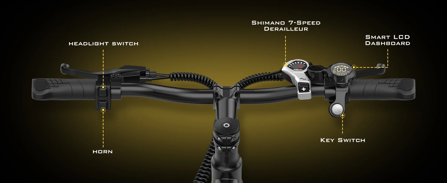 Aairsk Q7 26″ Electric Bike 400W (750W Peak) Commuter E-Bike 48 Miles Range Kf S789a79bff65c4fc99a355ac19c72dc79C