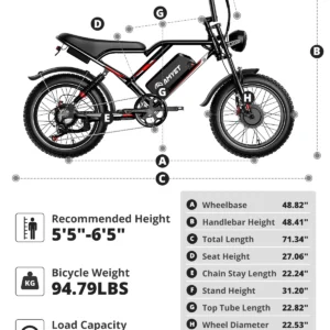 amyet s8 adults electric bike for men 2000w dual motor bicycle 48v 25ah battery 20" ebike electric e bikes mountain moped ebikes