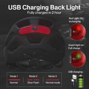 pjt new usb rechargeable led taillight bike helmet sun visor goggle men bicycle helmet sunglasses riding road mtb cycling helmet