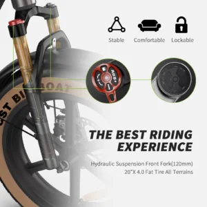 electric 750w aluminum alloy 48v30ah lithium battery central motor carry 330lb ebike adult cargo multiple shock absorption bike