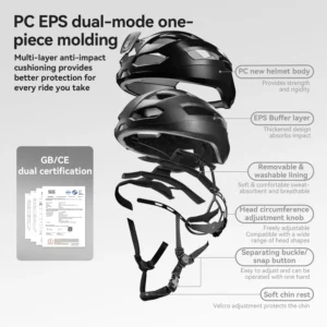 rockbros bike helmet light helmet with remote control rechargeable tail light bicycle cycling helmet intelligent safety helmet