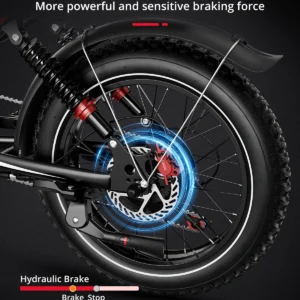 amyet s8 adults electric bike for men 2000w dual motor bicycle 48v 25ah battery 20" ebike electric e bikes mountain moped ebikes