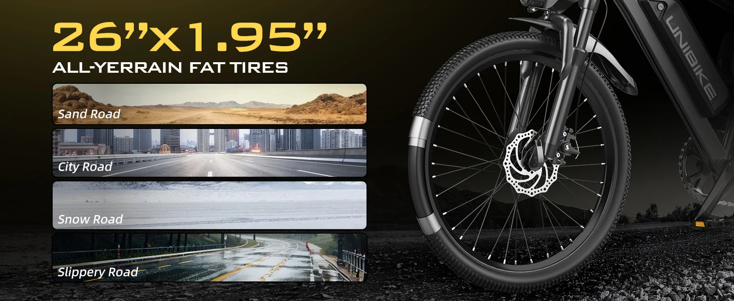 Aairsk Q7 26″ Electric Bike 400W (750W Peak) Commuter E-Bike 48 Miles Range Kf Sc9cca4dd00e14386aaa37244315b08978