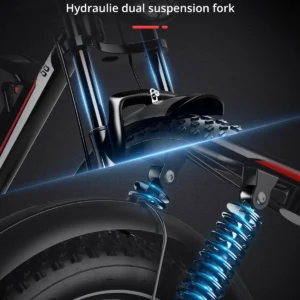 amyet s8 adults electric bike for men 2000w dual motor bicycle 48v 25ah battery 20" ebike electric e bikes mountain moped ebikes