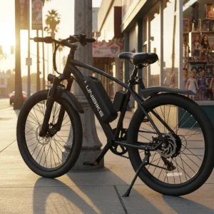 26'' electric bike for adults,750w peak motor mountain ebike,22mph up to 45 miles,7 speed,removable battery,commuter e bike