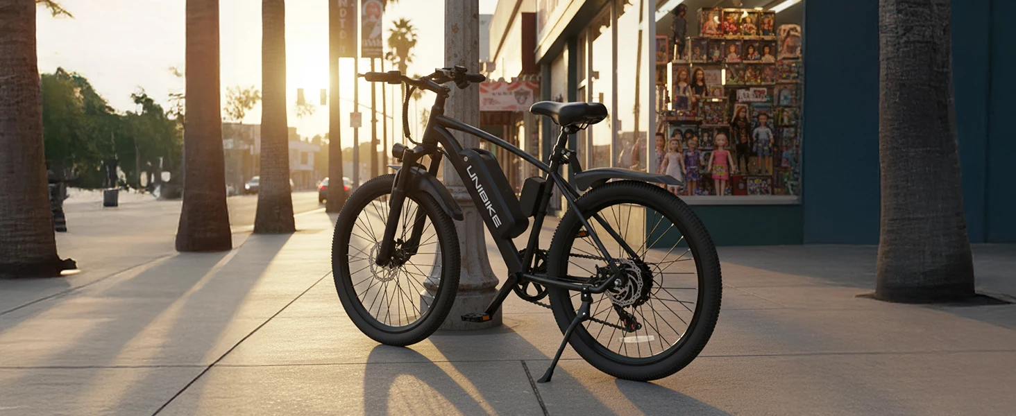 Aairsk Q7 26″ Electric Bike 400W (750W Peak) Commuter E-Bike 48 Miles Range Kf Sd5cae168c5fb43dc805e735a3f28f755J