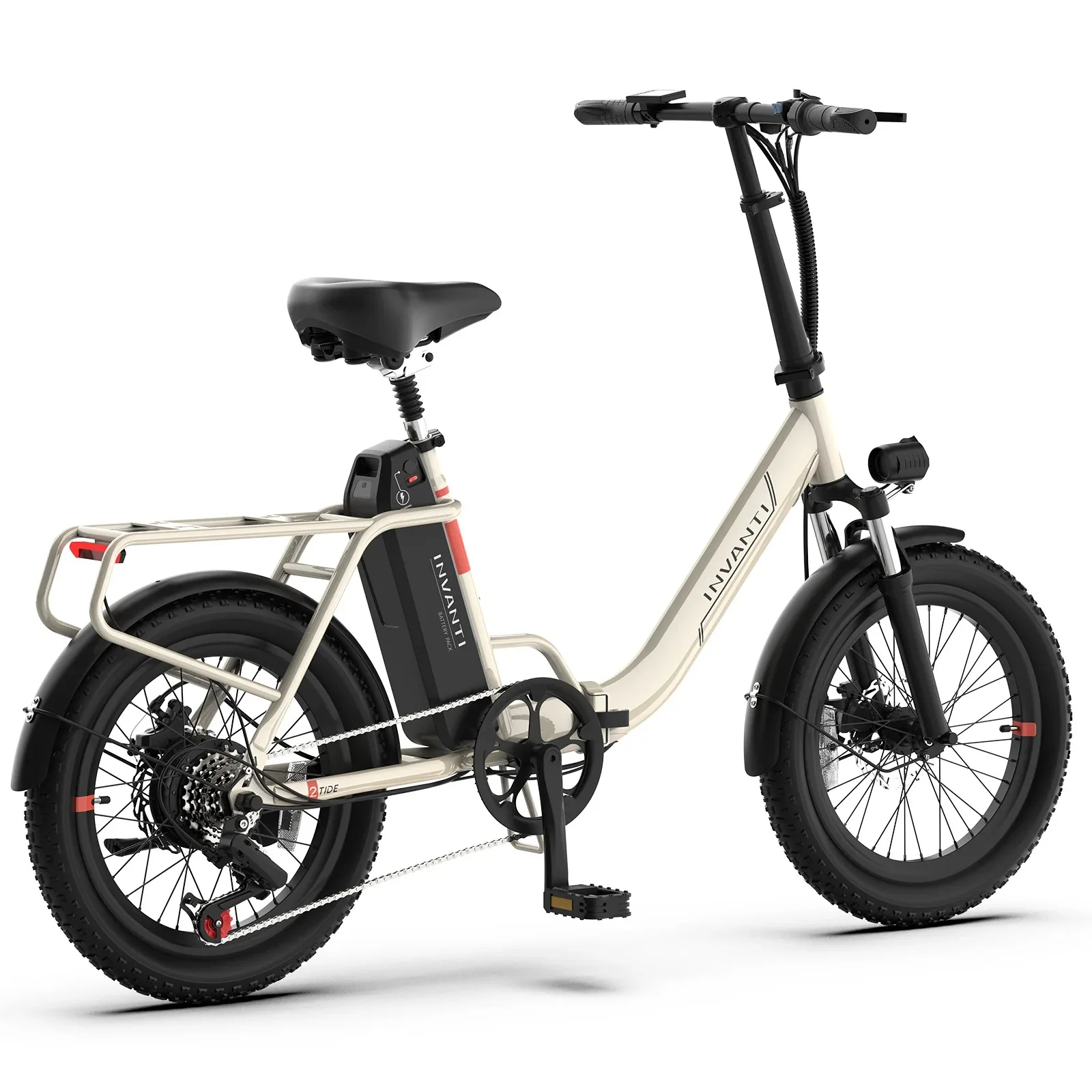 invanti tide2 20" folding electric bike 500w motor 48v 10.4ah battery white invanti tide2 20" folding electric bike 500w motor 48v 10.4ah battery white