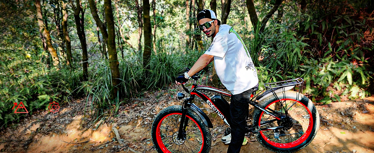 EOEOTWO E01 1000W Electric Bike 48V 15Ah – 26” Fat Tire E-Bike Kf Sdaa4cb91fc70491daf4e396657cecd37N