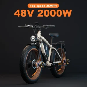 electric bike f1 2000w dual motor 48v 22ah battery adult electric bicycle 26inch tire hydraulic brake snow beach mountain e bike
