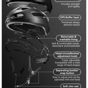 rockbros bike helmet light helmet with remote control rechargeable tail light bicycle cycling helmet intelligent safety helmet