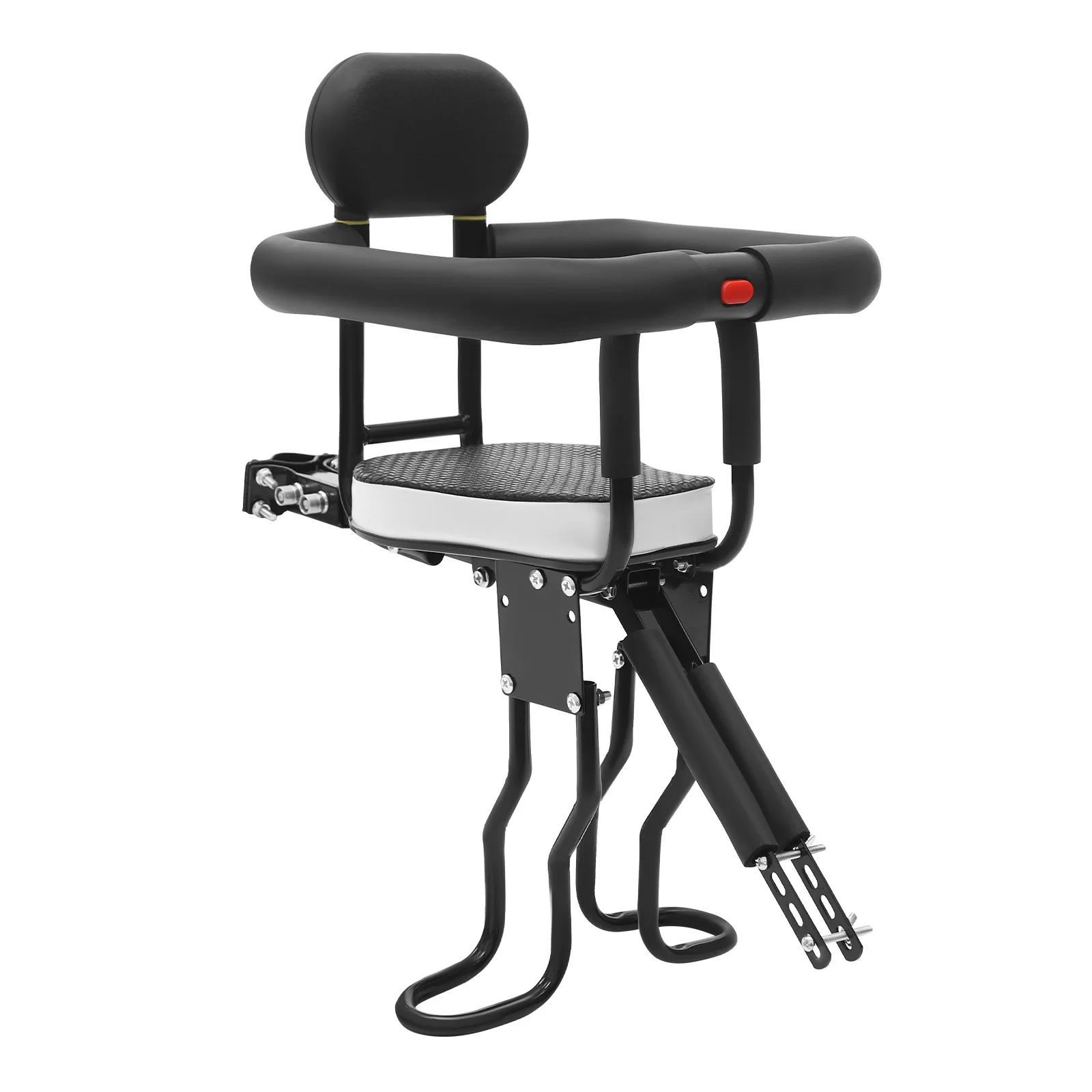 Heavy-Duty Kids Bike Seat with Guardrails & Adjustable Footrests Kf Se11effcd793a4de2b87649320a9f9780s