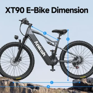 eletric bike for adults 21 speed mountain lightweight ebike with peak 1500w 28mph motor,48v20ah,26'' tire e mtb,up to 65 miles