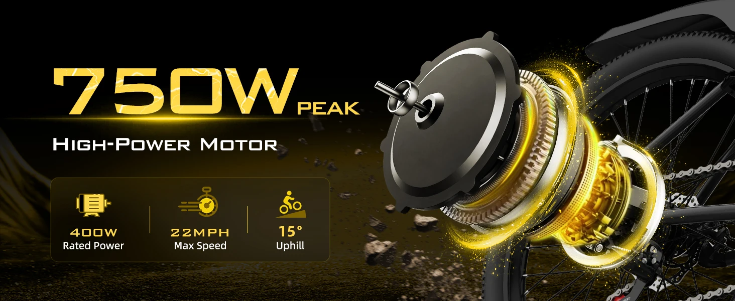 Aairsk Q7 26″ Electric Bike 400W (750W Peak) Commuter E-Bike 48 Miles Range Aairsk Q7 26 inch electric bike with LED display and NFC unlock