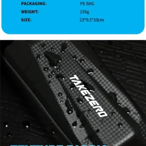 1l eva hard shell bicycle bag for mountain & road bikes front beam bag, waterproof top tube bag, cycling equipment