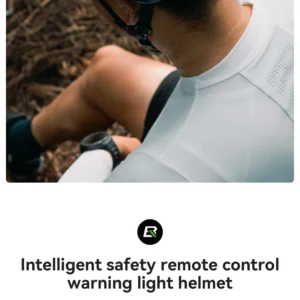 rockbros bike helmet light helmet with remote control rechargeable tail light bicycle cycling helmet intelligent safety helmet