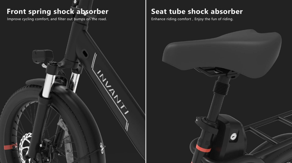 INVANTI TIDE2 20" Folding Electric Bike 500W Motor 48V 10.4Ah Battery - black S Files 1 0627 2532 4996 Files EB11 5 1