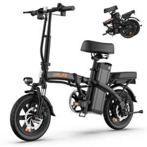 urlife f1l 14“ folding electric bike 500w peak motor 48v 7.5ah battery (us edition)
