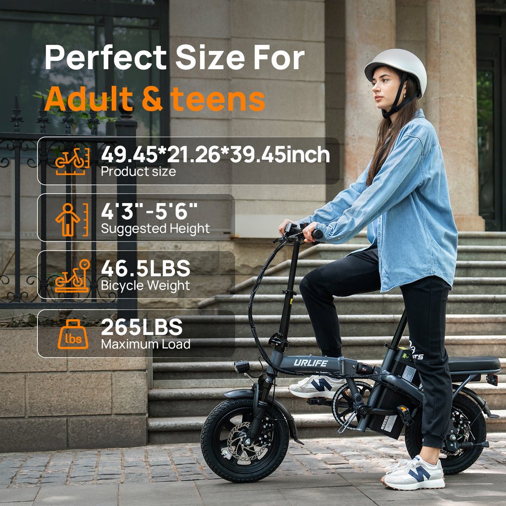 URLIFE F1L Folding E-Bike – 48V, 350W (500W Peak), 14″, 40-mi PAS S Files 1 0627 2532 4996 Files URLIFE F1L BLACK 2 78276f1e 9210 4576 B5fe 6fc7ae839819 1024x1024